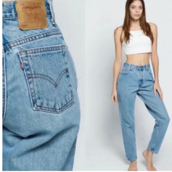 Levi's Denim - Vintage Levi 550 Relaxed Fit Tapered Leg Jeans